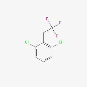 molecular formula C8H5Cl2F3 B1390661 1,3-Dichloro-2-(2,2,2-trifluoroethyl)benzene CAS No. 1099598-25-0