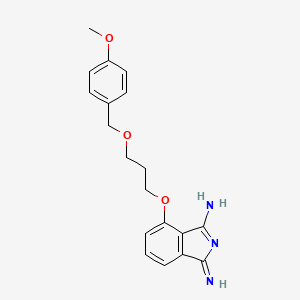 1-imino-4-(3-(4-methoxybenzyloxy)propoxy)-1H-isoindol-3-amine