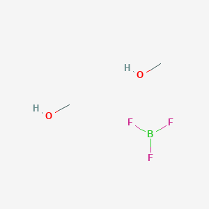 molecular formula C2H8BF3O2 B13906635 Boron trifluoride dimethanol 