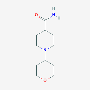 1-(Oxan-4-yl)piperidine-4-carboxamide