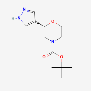 (S)-tert-Butyl 2-(1H-pyrazol-4-yl)morpholine-4-carboxylate