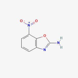 molecular formula C7H5N3O3 B13906732 7-Nitrobenzo[d]oxazol-2-amine 