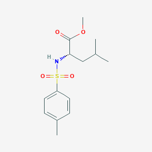 methyl (2S)-4-methyl-2-[(4-methylphenyl)sulfonylamino]pentanoate