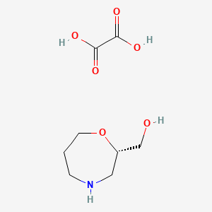 oxalic acid;[(2S)-1,4-oxazepan-2-yl]methanol