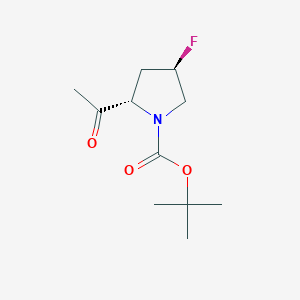 tert-butyl (2S,4R)-2-acetyl-4-fluoro-pyrrolidine-1-carboxylate