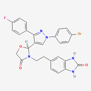 molecular formula C27H21BrFN5O3 B13906798 (S)-Canocapavir 