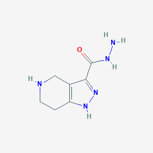 4,5,6,7-tetrahydro-1H-pyrazolo[4,3-c]pyridine-3-carbohydrazide