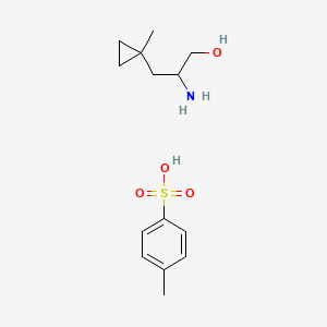 2-Amino-3-(1-methylcyclopropyl)propan-1-ol;4-methylbenzenesulfonic acid