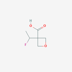 3-(1-Fluoroethyl)oxetane-3-carboxylic acid