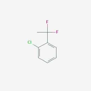 molecular formula C8H7ClF2 B1390683 1-氯-2-(1,1-二氟乙基)苯 CAS No. 1204295-71-5