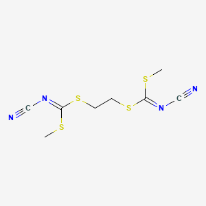 Ethylenebis(methyl cyanocarbonimidothioate)