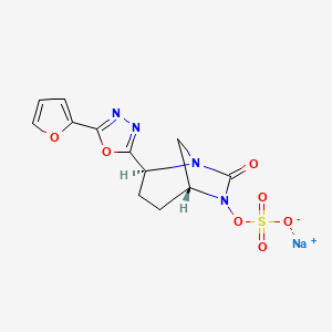 molecular formula C12H11N4NaO7S B13906893 Antibacterial agent 43 