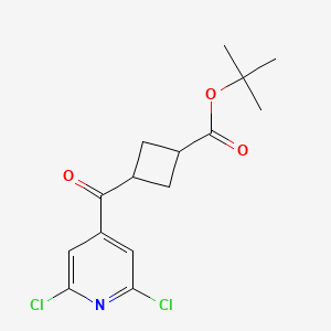 Tert-butyl cis-3-(2,6-dichloropyridine-4-carbonyl)cyclobutanecarboxylate