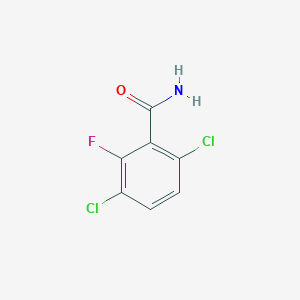 molecular formula C7H4Cl2FNO B1390706 3,6-Dichloro-2-fluorobenzamide CAS No. 916420-64-9
