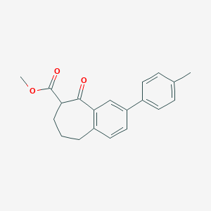 Methyl 3-(4-methylphenyl)-5-oxo-6,7,8,9-tetrahydrobenzo[7]annulene-6-carboxylate