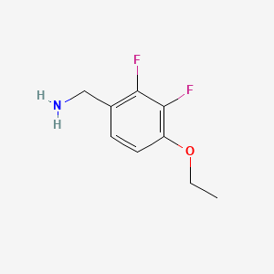 molecular formula C9H11F2NO B1390713 4-乙氧基-2,3-二氟苄胺 CAS No. 1017779-64-4