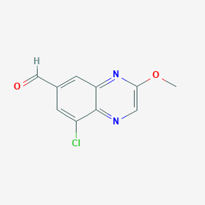 8-Chloro-3-methoxy-6-quinoxalinecarboxaldehyde