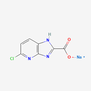 Sodium 5-chloro-3H-imidazo[4,5-B]pyridine-2-carboxylate