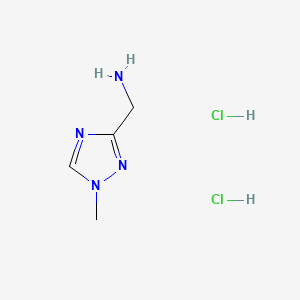 (1-Methyl-1,2,4-triazol-3-yl)methanamine;dihydrochloride