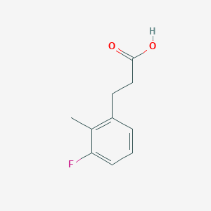 molecular formula C10H11FO2 B1390725 3-(3-Fluoro-2-methylphenyl)propionic acid CAS No. 377083-80-2