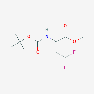 Methyl 2-((tert-butoxycarbonyl)amino)-4,4-difluorobutanoate