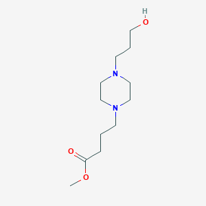 Methyl 4-(4-(3-hydroxypropyl)piperazin-1-YL)butanoate