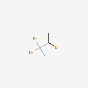 molecular formula C4H7Br3 B13907370 2,2,3-Tribromo-butane 