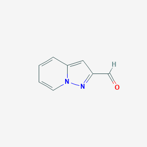molecular formula C8H6N2O B1390739 Pyrazolo[1,5-A]pyridine-2-carbaldehyde CAS No. 885275-10-5