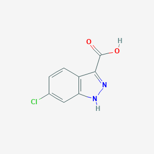 B139074 6-chloro-1H-indazole-3-carboxylic Acid CAS No. 129295-31-4