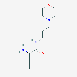 (2S)-2-amino-3,3-dimethyl-N-(3-morpholin-4-ylpropyl)butanamide