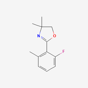 2-(2-Fluoro-6-methylphenyl)-4,4-dimethyl-4,5-dihydrooxazole