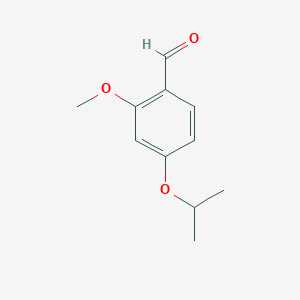 molecular formula C11H14O3 B13907459 4-Isopropoxy-2-methoxybenzaldehyde 