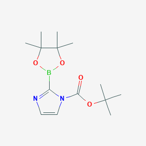 Tert-butyl 2-(4,4,5,5-tetramethyl-1,3,2-dioxaborolan-2-YL)-imidazole-1-carboxylate