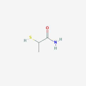 molecular formula C3H7NOS B13907512 2-Mercaptopropanamide 