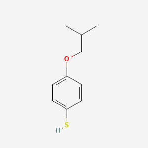 molecular formula C10H14OS B13907556 4-(2-Methylpropoxy)benzenethiol 