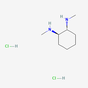 molecular formula C8H20Cl2N2 B1390756 (1R,2R)-N1,N2-二甲基环己烷-1,2-二胺二盐酸盐 CAS No. 70708-33-7