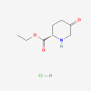 Ethyl (S)-5-oxopiperidine-2-carboxylate hydrochloride