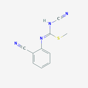 1-Cyano-3-(2-cyanophenyl)-2-methylisothiourea