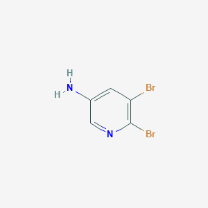 molecular formula C5H4Br2N2 B1390760 5,6-二溴吡啶-3-胺 CAS No. 53242-19-6