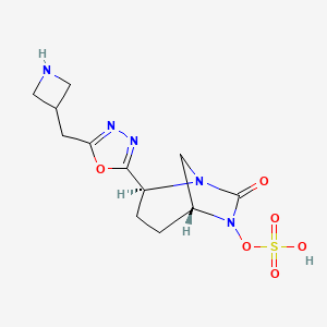 molecular formula C12H17N5O6S B13907610 Antibacterial agent 40 