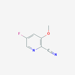 5-Fluoro-3-methoxypicolinonitrile