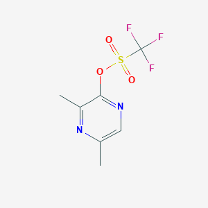 (3,5-Dimethylpyrazin-2-yl) trifluoromethanesulfonate