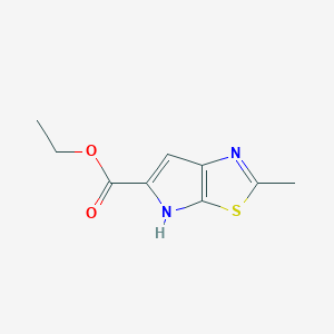 Ethyl 2-methyl-4H-pyrrolo[3,2-d]thiazole-5-carboxylate