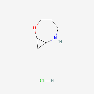 2-Oxa-6-azabicyclo[5.1.0]octane;hydrochloride