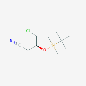 (S)-3-[(tert-Butyldimethylsilyl)oxy]-4-chlorobutanenitrile