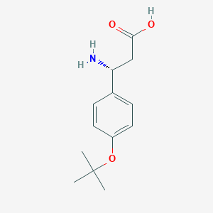 (3R)-3-amino-3-[4-[(2-methylpropan-2-yl)oxy]phenyl]propanoic acid