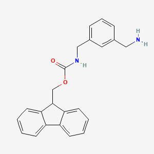 molecular formula C23H22N2O2 B13907753 (9H-fluoren-9-yl)methyl 3-(aminomethyl)benzylcarbamate 