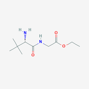 ethyl 2-[[(2S)-2-amino-3,3-dimethylbutanoyl]amino]acetate