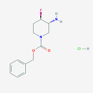 (3R,4S)-Benzyl 3-amino-4-fluoropiperidine-1-carboxylate hcl