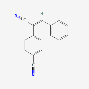 4-[(E)-1-cyano-2-phenylethenyl]benzonitrile